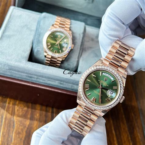 rolex president dial colors|rolex day date olive.